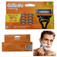 8ks originálnych náplní Gillette Fusion5 do holiaceho strojčeka FUSION