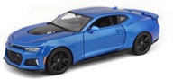 Model 31512 MAISTO 2017 Chevrolet Camaro ZL1 modrá 1:24