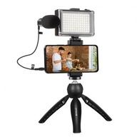 Puluz Live Recording Kit Tripod LED lampa