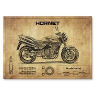 Kovový plagát Honda Hornet Gift L