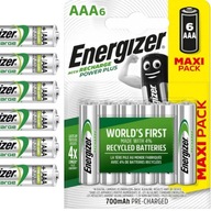 ENERGIZER POWER PLUS R3 AAA BATÉRIE 700mAh x6