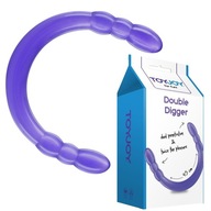 ToyJoy DOUBLE DIGGER DONG Obojstranné dildo, PVC