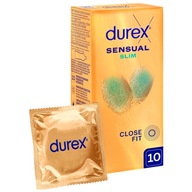 Durex SENSUAL SLIM ultratenké, užšie kondómy, 10 ks INVIDIBLE