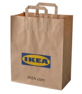 PAPIEROVÁ TAŠKA IKEA FRAKTA 30x16x38 100 ks