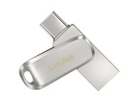 RÝCHLE ZNAČKOVÉ PENDRIVE S USB-C OTG A USB-A 256GB SANDISK OTOČNÝ VRCHOL