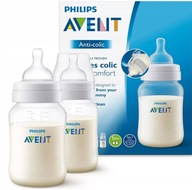 AVENT Antikoliková dojčenská fľaša 260ml 2ks