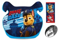 Plastová sedačka, Paw Patrol Chase, chránič, návlek na bezpečnostný pás auta