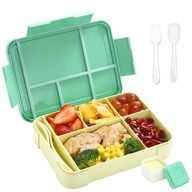 BENTO OMÁČKOVÁ NÁDOBKA 1300ML S OBEDOU BOXOM S PRIESTORMI 17×23CM