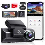 3-kanálový auto GPS 4K+1080P+1080P videorekordér