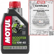 Olej na kolobežku MOTUL 4T EXPERT 10W40 1L