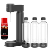 Sifónový karbonizátor Philips, 3 fľaše 1L + COLA 440ml