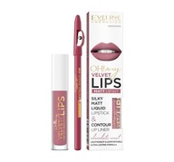 Kozmetika Eveline Oh! My Velvet Lips Liquid Matt Lip Kit matný p P1