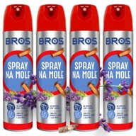 Bros sprej proti moliam 150ml x 4 kusy ÚČINNÝ