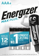 Max Plus AAA alkalická batéria 4 ks ENERGIZER