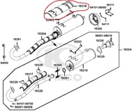 KRYT VÝFUKU Kymco MAXXER 450i 4x4 OEM!