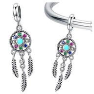 CHARMS DREAM CATCHER strieborný pr 925 prívesok korálky striebornej farby