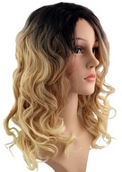 Parochňa OMBRE CURLY COSPLAY GLAM ROCK BLOND