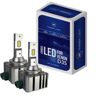 D3S LED HID XENON 45W žiarovky P&P ULTRA WHITE