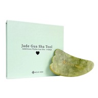 GUA SHA MASÁŽNA DOSKA JADE KAMEN PRE SPEVŇUJÚCE VRÁSKY ECO