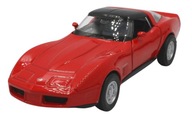 KOVOVÝ MODEL WELLY 1982 Chevrolet Corvette Coupe