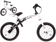 Boomerang SporTrike detský balančný bicykel White Jazdecké lekcie + Variabilné