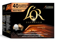 Kapsule pre Nespresso L`OR Espresso COLOMBIA 40 ks