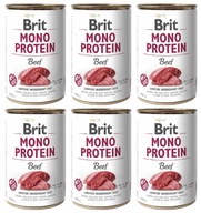 Brit Mono Protein Beef 6 x 400 g s hovädzím mäsom