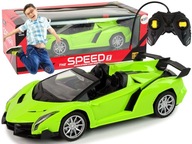 Diaľkovo ovládané športové auto R/C 1:18 zelené