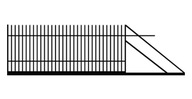 Vjazdová brána posuvná K 4,00 m POLBRAM