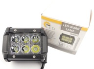 Halogénové bodové pracovné svietidlo 6LED 18W 1800lm 4x4