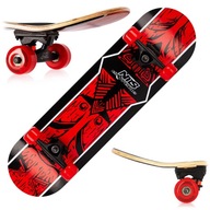 Detský klasický drevený skateboard ABEC-7