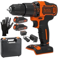 BLACK DECKER príklepový skrutkovač 18V 2x 2Ah BDCHD18