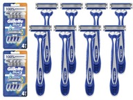 GILLETTE BLUE 3 COMFORT COMFORTGEL 3 BADES 8 ks jednorazové holiace strojčeky