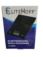 Kuchynská váha Elitehoff E-8090 čierna 5 kg