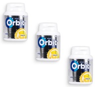 3 X ORBIT WHITE FRUCHT FRUIT GUM 46 dražé dovezené z Nemecka