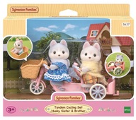 Sylvanian Families Husky Dogs na bicykli 5637