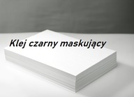 Pololesklý samolepiaci papier Čierne maskovacie lepidlo