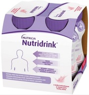 Nutridrink s príchuťou jahoda 4 x 125 ml