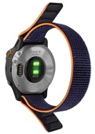 Remienok 22 mm Garmin Venu Fenix ​​​​5 6 7 Nylon Navy Blue