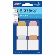 Samolepiace indexovacie štítky Ultra Tabs Metall 2 74785 Avery