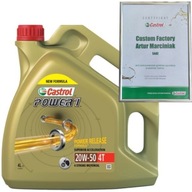 CASTROL POWER 1 20W50 4T JASO MA-2 API SN OLEJ NA MOTORKY 4L