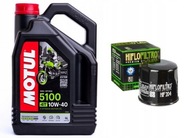 MOTUL OLEJ 10W40 4T 5100 4L + HF 204