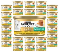 Purina GOURMET GOLD kuracie mrkvové krmivo 24x85g