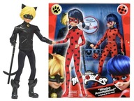 Zázračná bábika: Ladybug a Cat Noir Bandai 113014 26 cm SET