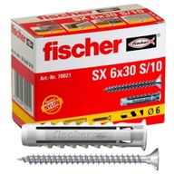 Skrutka rozperná zástrčka FISCHER Universal SX S10 6x30 mm 50 ks