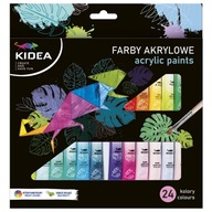 Kidea akrylové farby 24 ks x 6 ml