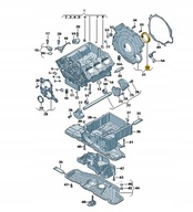 Originálny tesniaci krúžok hriadeľa VW AUDI