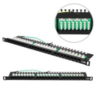 Patchpanel 24 Extralink CAT6 UTP 0,5U portov