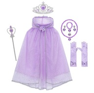 OUTFIT KOSTÝM JEDNORÁZOVÝ PRINCEZNÁ SOSIA RAPUNZEL KARNEVAL KARNEVAL KRYTU