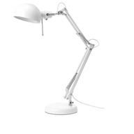 IKEA FORSA Stolná lampa, biela